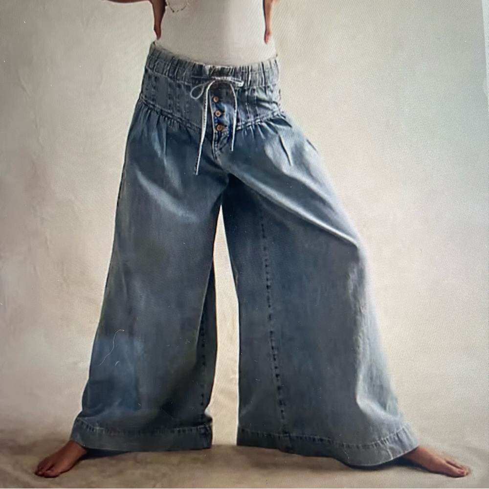 Free People Wide-leg Jeans